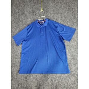 Ariat Tek‎ Polo Shirt Moisture Wicking Performance Golf Casual Blue Men Sz XL